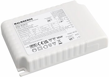 MALMBERGS MD Multidriver 2x25W 350-900mA Push/1-10V dim