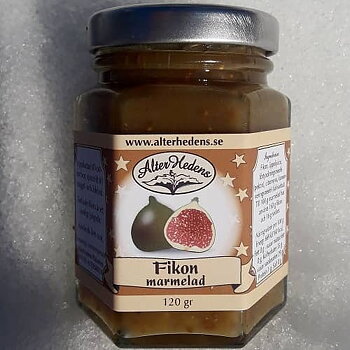 AlterHedens Fikonmarmelad, 120g, 15st/låda