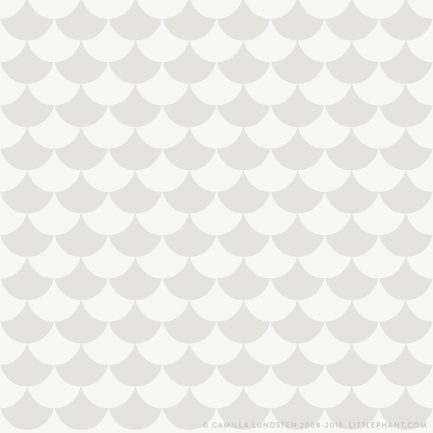 Tapet Waves - Light grey Littlephant - 2
