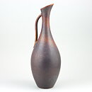 Gunnar Nylund (ARB 1950s) Brown and Turquoise Handle Vase 26 cm