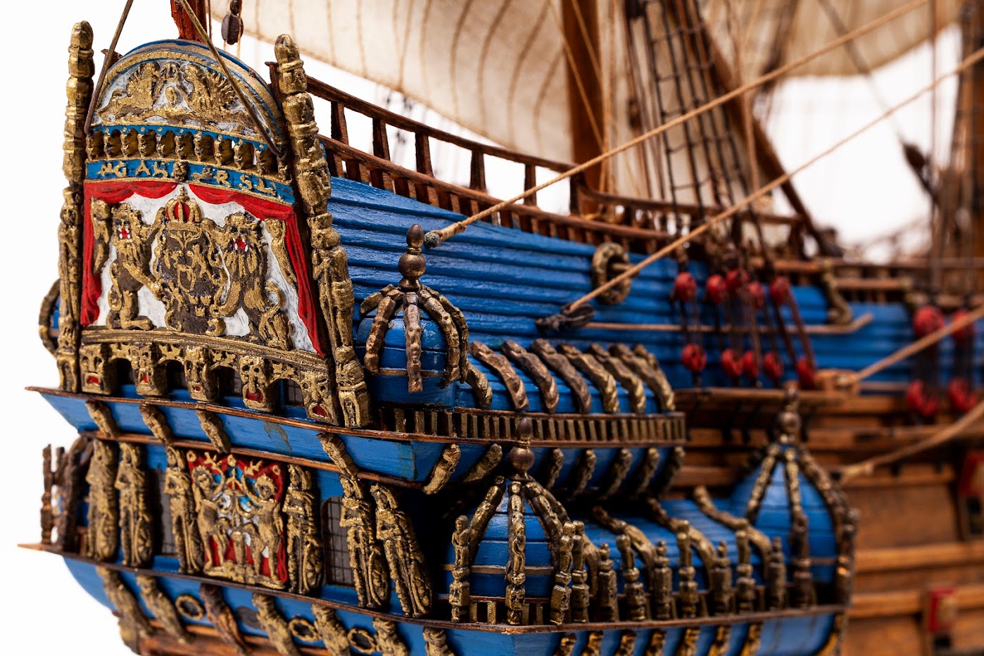Regalskeppet Vasa, träbyggsats (1:75) - 4