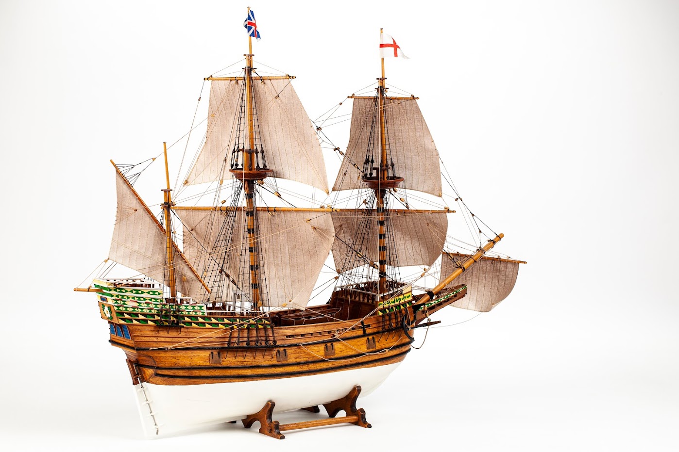 Mayflower träbyggsats (1:60) - 5