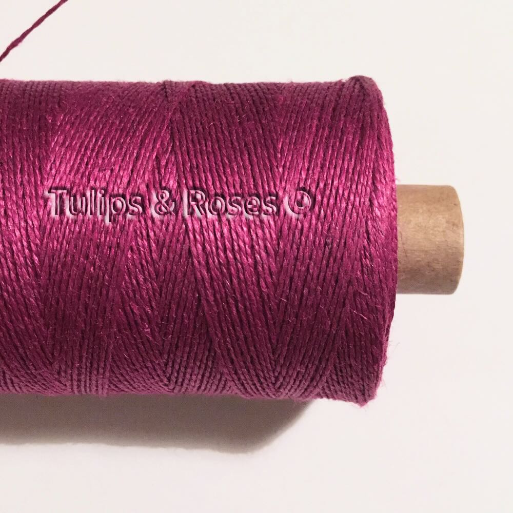 Lingarnstråd 16/2 till broderi Rosa och lila nyanser - 9