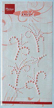 Marianne Design - Pearl swirl stickers - Soft pink