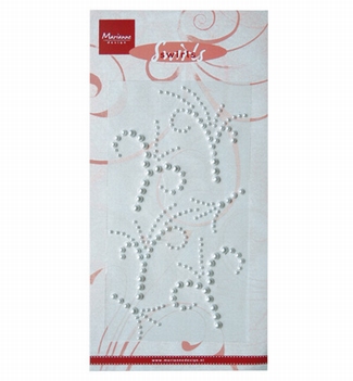 Marianne Design - Pearl swirl stickers - White