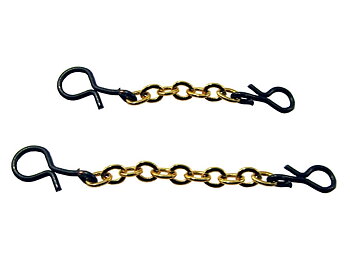 Chain to extend the distance between the pike and the hook in the case of a pimple. Minimizes the risk of dropped catch. Increases the chances of catching