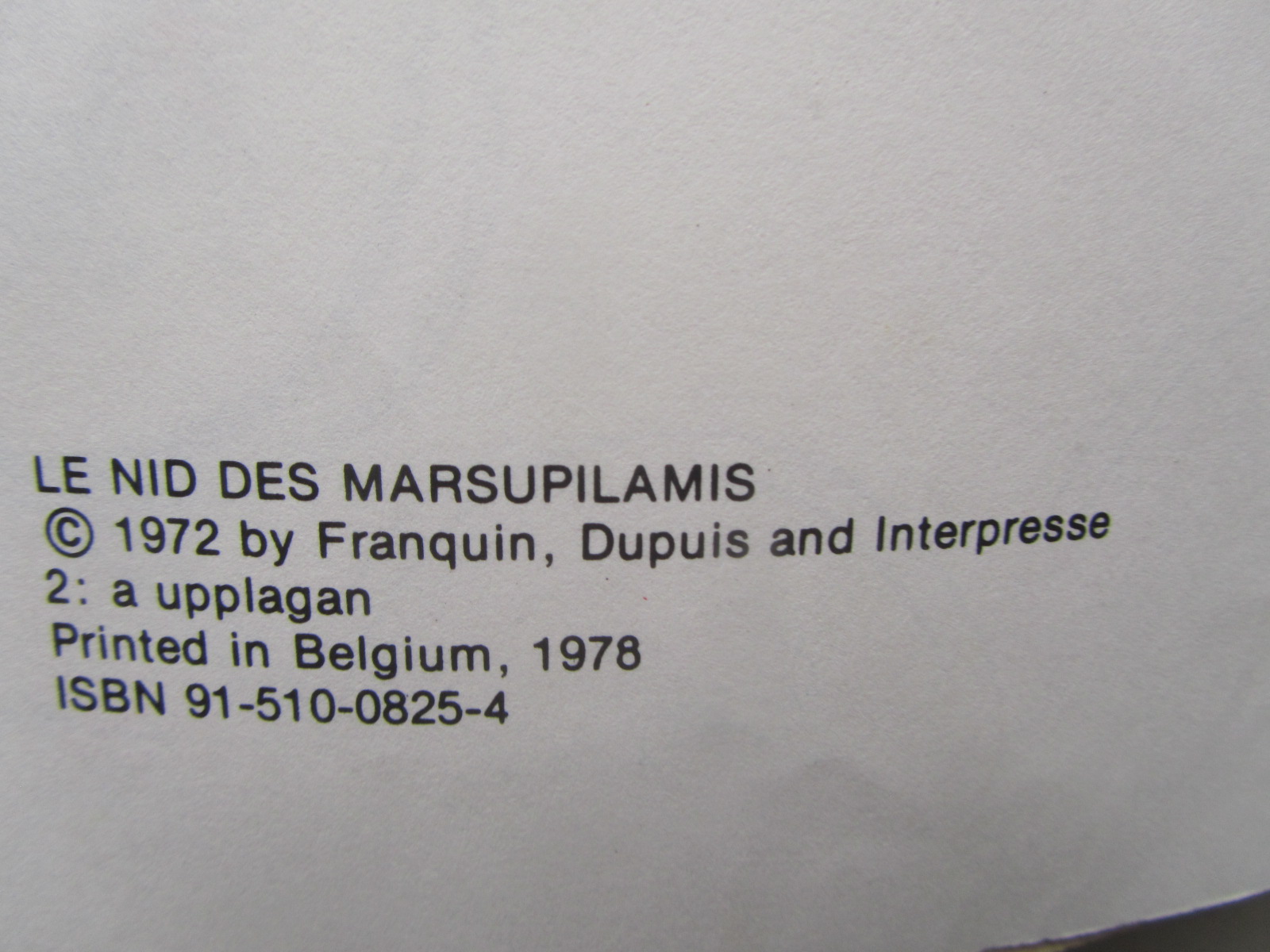 Spirou 10 Familjen Marsupilami 2:a uppl. - 4