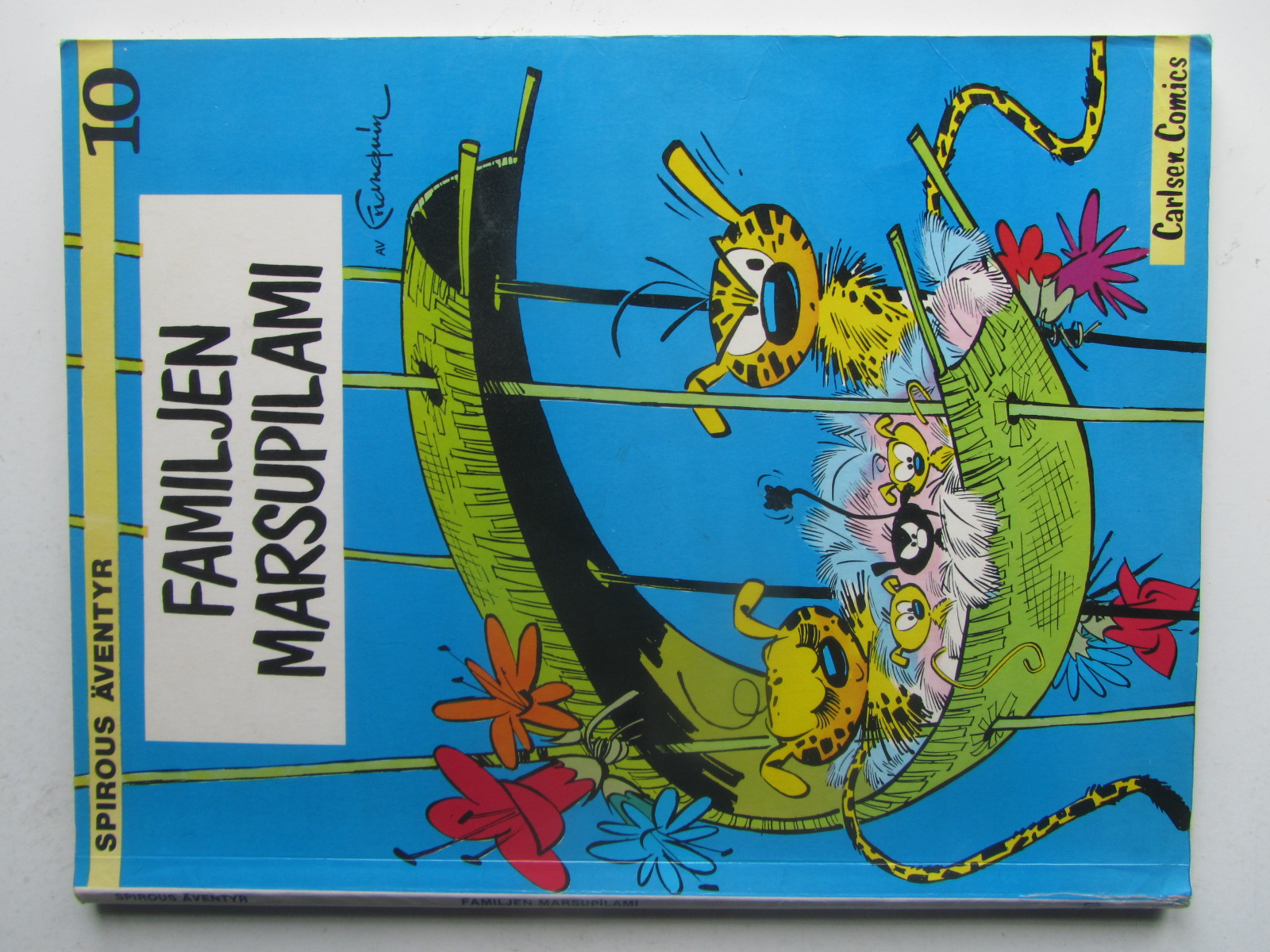 Spirou 10 Familjen Marsupilami 2:a uppl.
