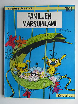 Spirou 10 Familjen Marsupilami 2:a uppl.