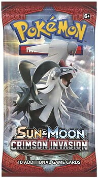 Pokemon Sun & Moon Crimson Invasion Booster