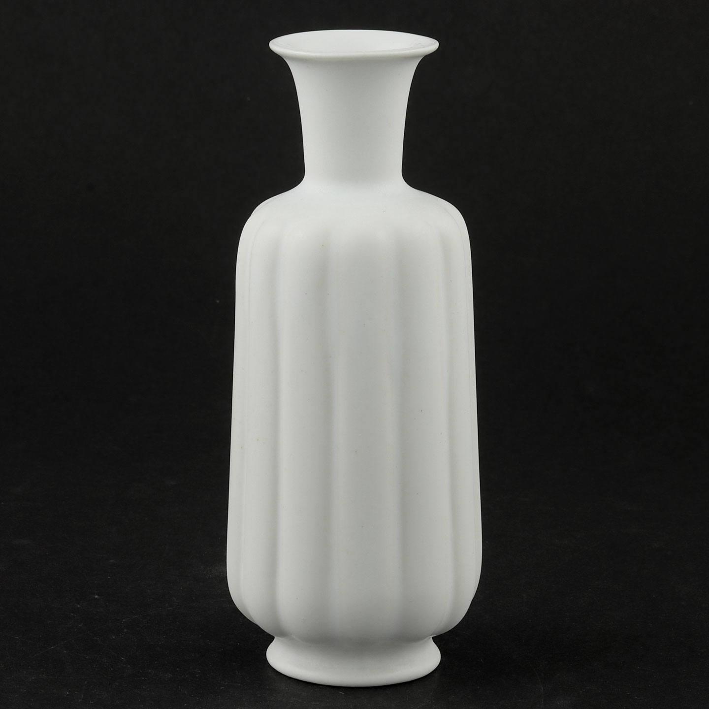 ヴィルヘルム・コーゲ ホワイトの花瓶 Vase 12cm 1950年代