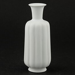 Wilhelm Kåge (1950s) White Studio Vase 12 cm