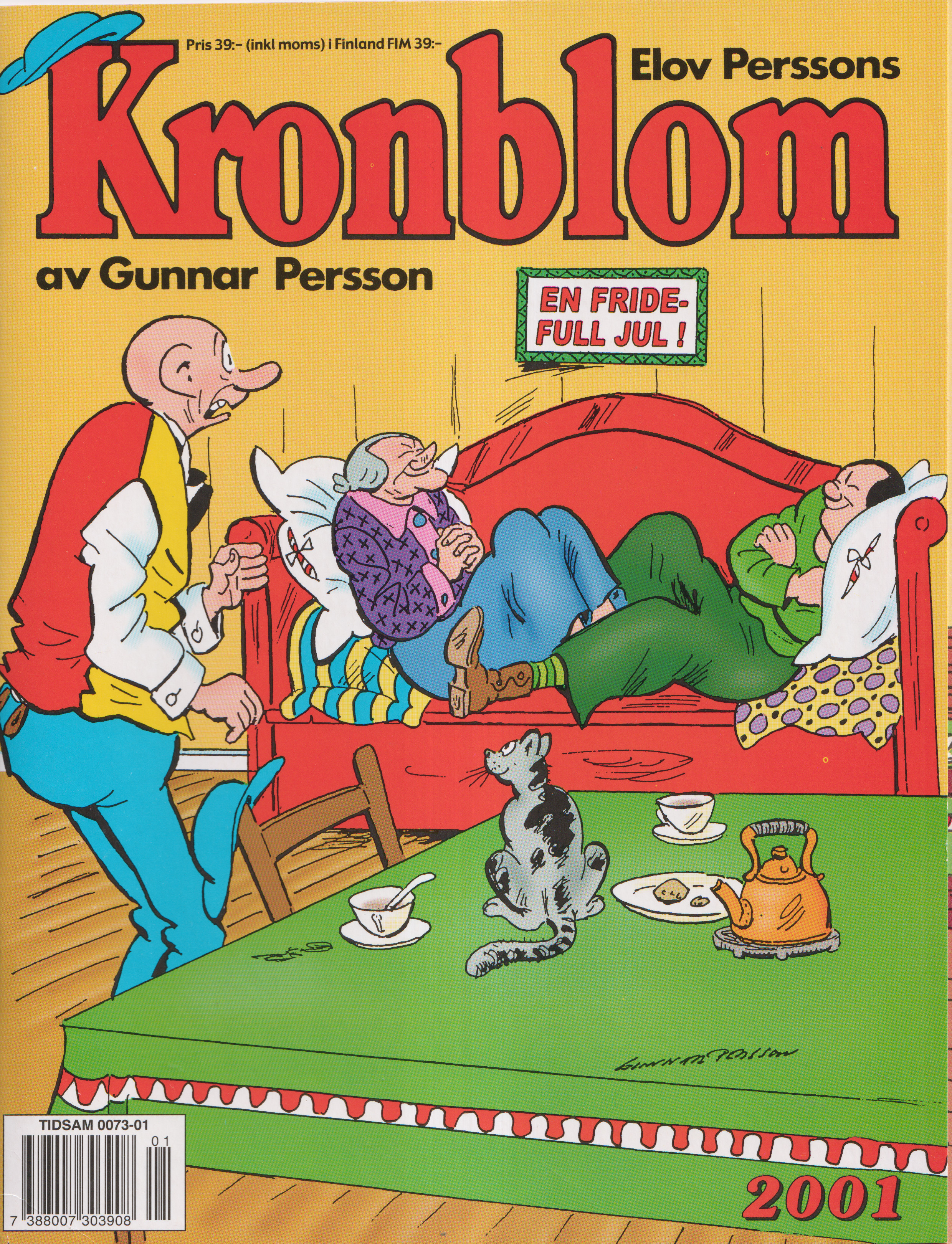Kronblom Julalbum 2001 Begagnad