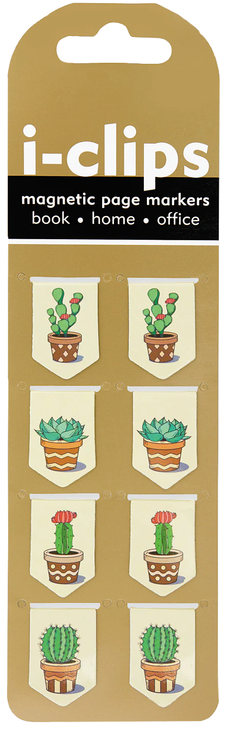 Iclip Magnetic Bkmk Succulents