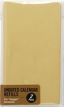 Jrnl Voyager Refill Undated Calend