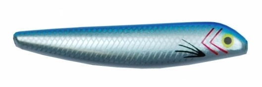 vicke slim 18g 85mm är ett långkastande havsöringsdrag som kan fiskas grunt. färg: 31