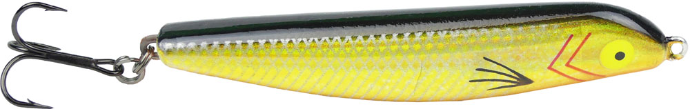 vicke slim 18g 85mm är ett långkastande havsöringsdrag som kan fiskas grunt. färg: rf
