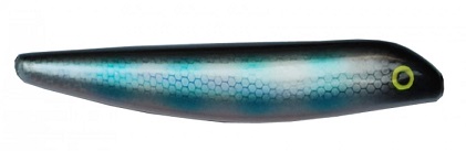 vicke slim 18g 85mm är ett långkastande havsöringsdrag som kan fiskas grunt. färg: em