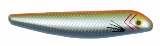 vicke slim 18g 85mm är ett långkastande havsöringsdrag som kan fiskas grunt. färg: 33