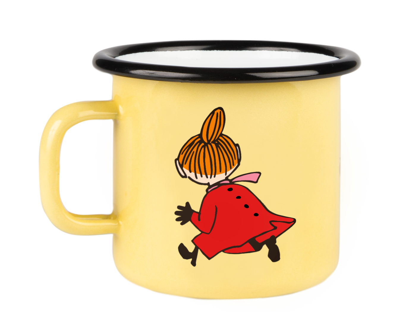 Mumin Emaljmugg 2,5 dl - Retro - Lilla My - Gul - 3