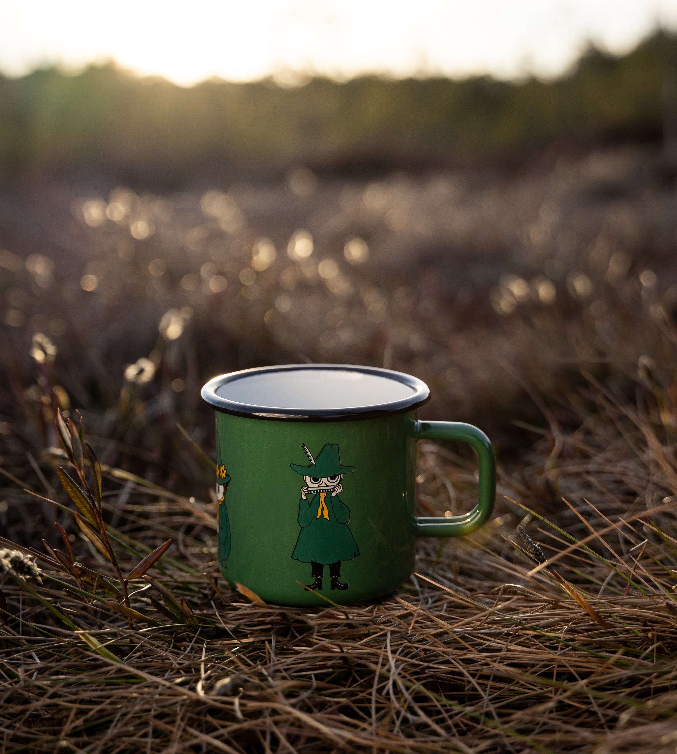 Moomin Enamel Mug 3,7 dl - Retro - Snufkin - 3