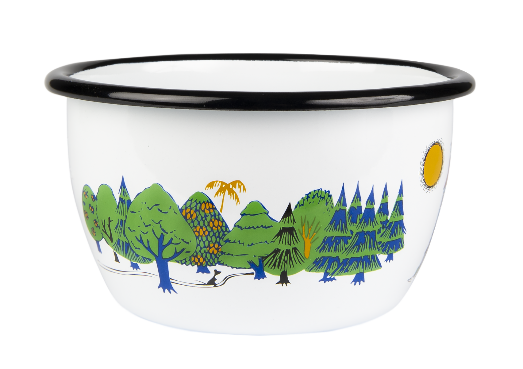 Enamel bowl 6 dl - Moomin Valley - 2