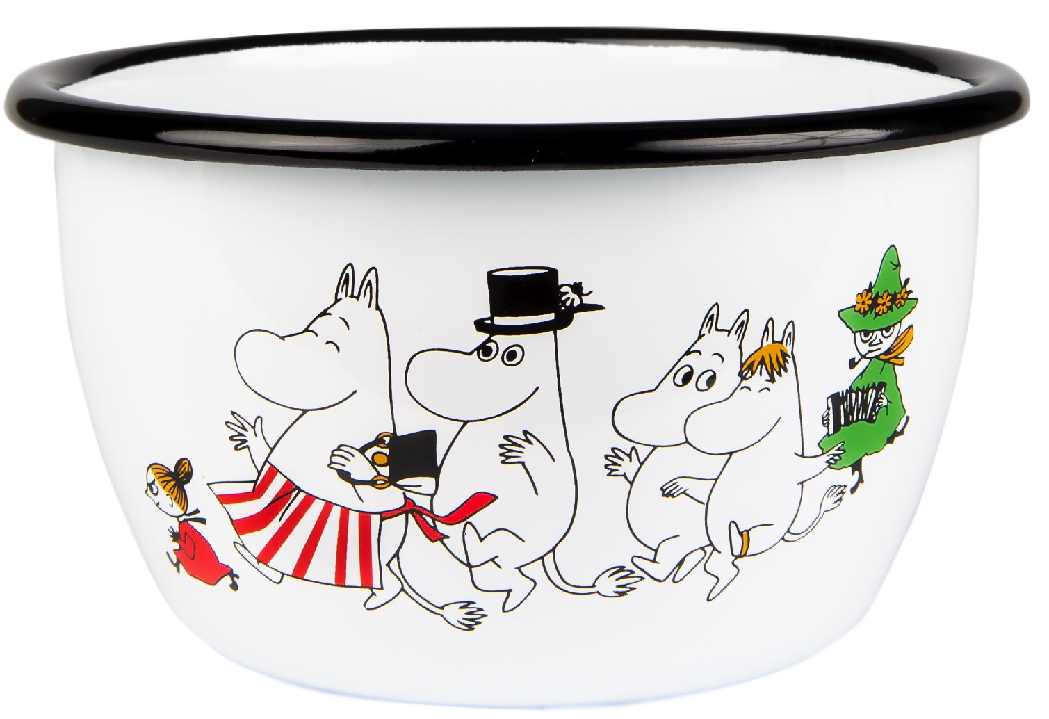 Enamel bowl 6 dl - Moomin Valley