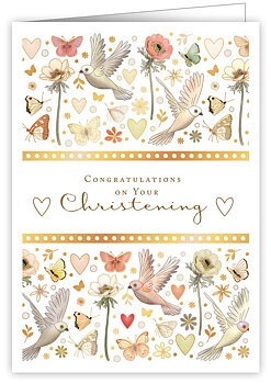 Congratulations on your Christening, Greeting Card