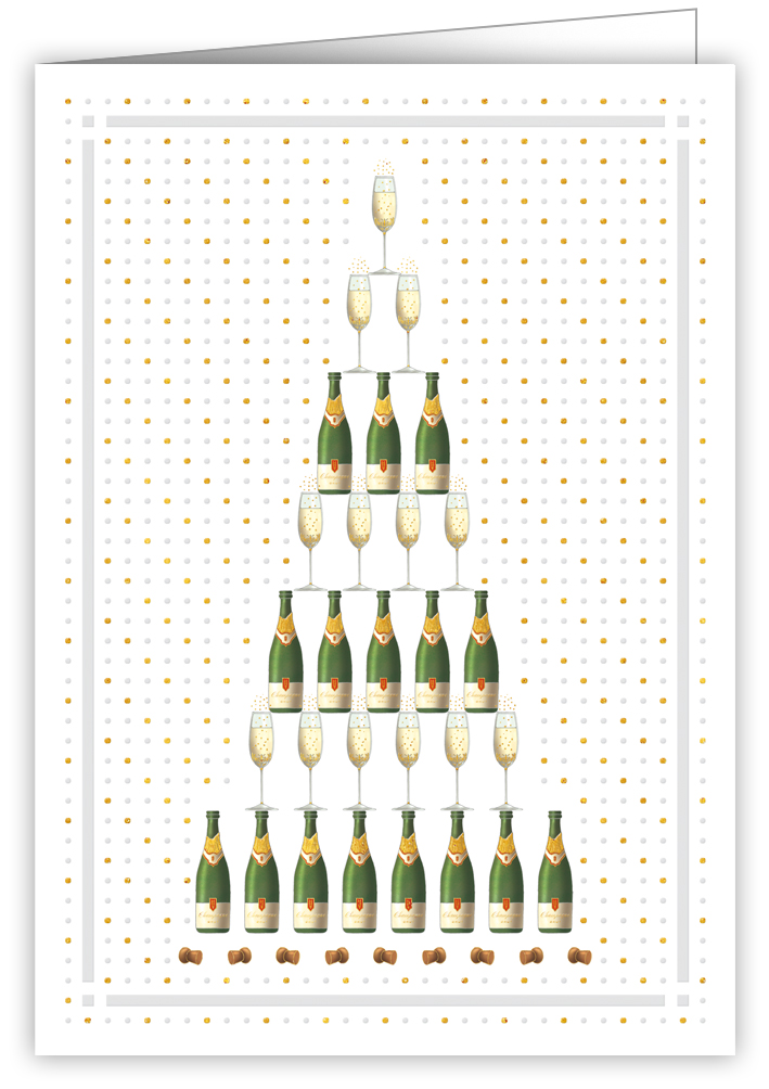 Champagne, Greeting Card