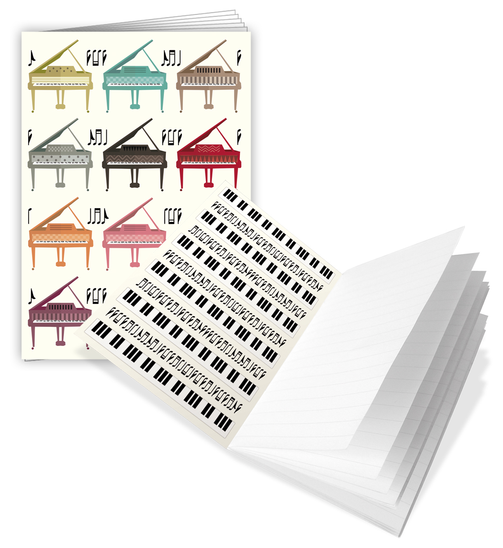 Doodlebook A6, Piano