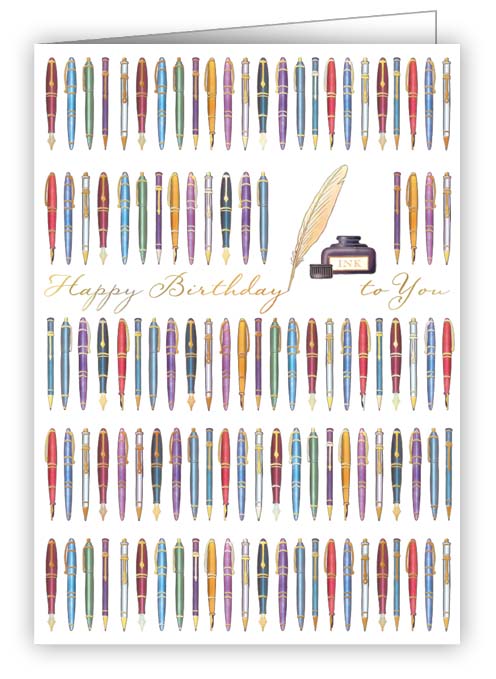 Fountain Pens, Mini Card