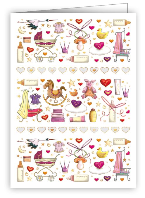 Baby Accessories, Mini Card