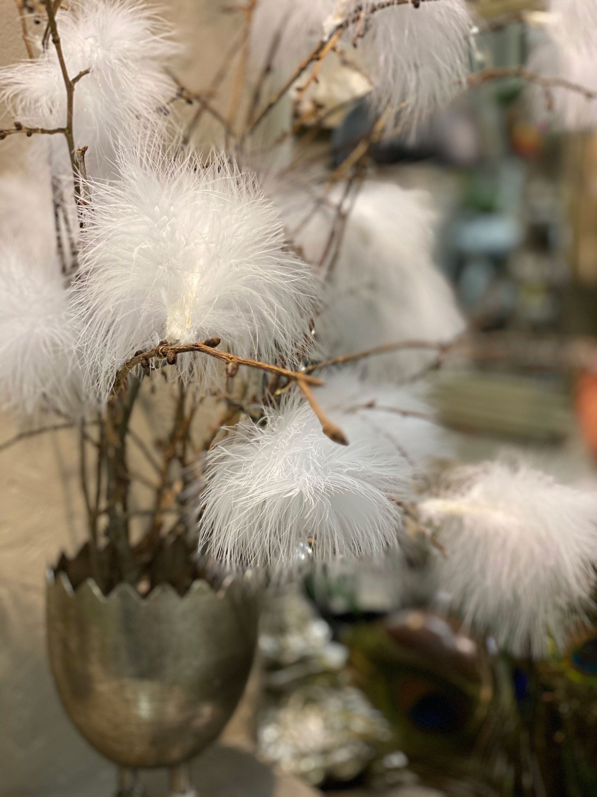 FEATHERS POWDER PUFF - WHITE 12-PACK