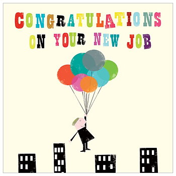 Congratultations On New Job       , Everyday Large Card
