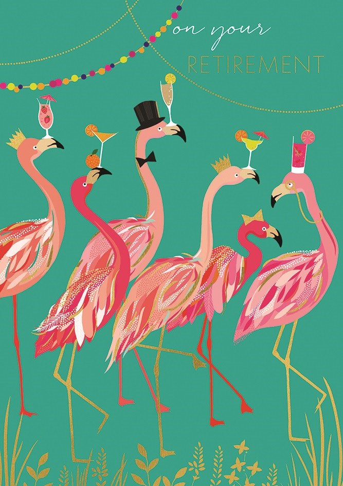 Retirement Flamingos, Everyday Single Card