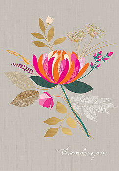 Thank You Flower, Everyday Single Card