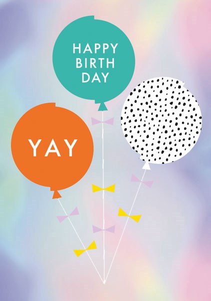 Hb Balloons, Everyday Single Card