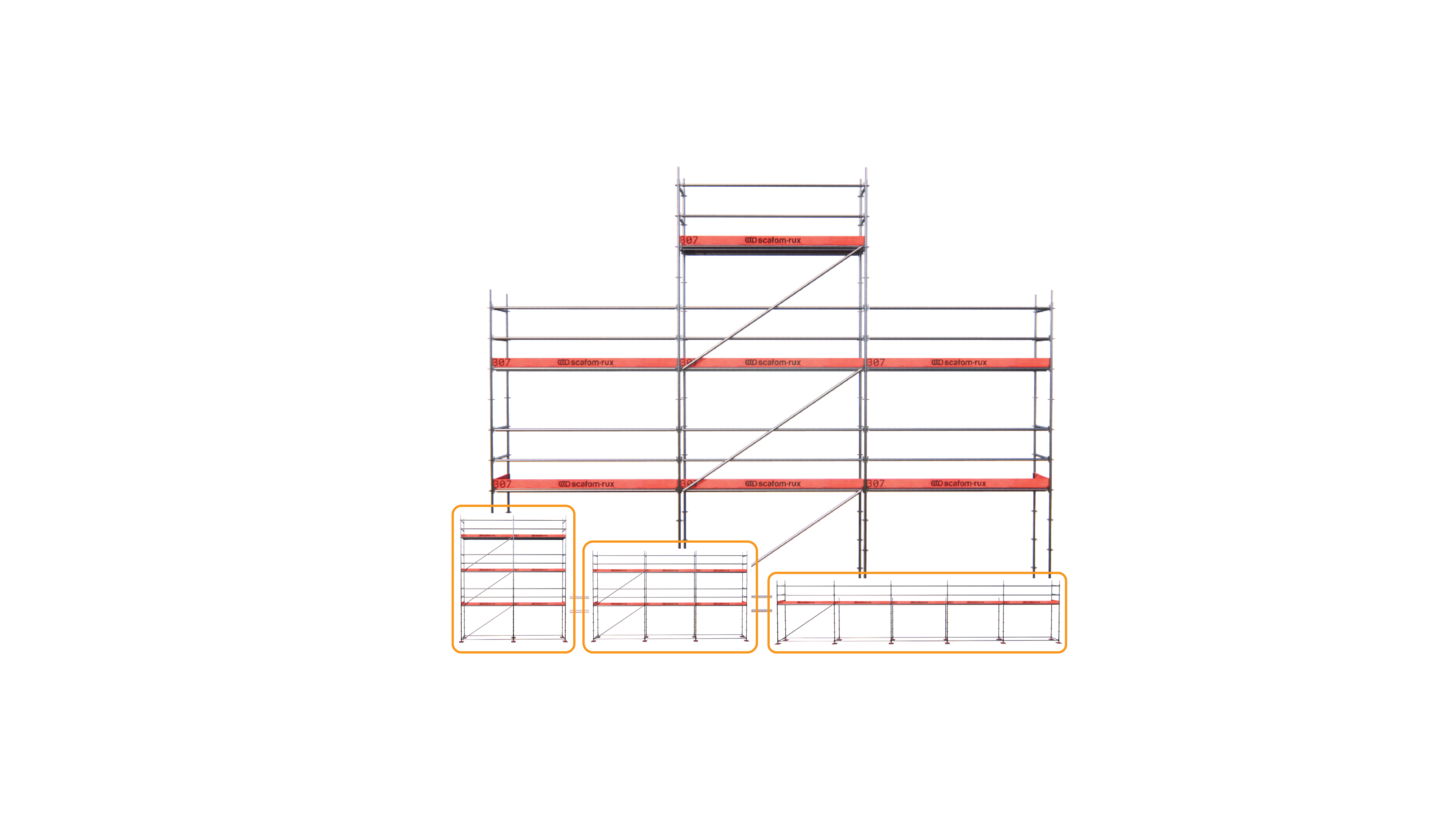 Modulaarinen jalusta Pieni huvilapaketti
