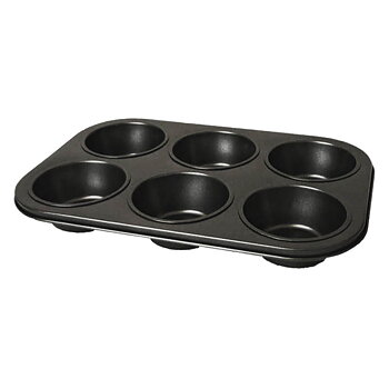 Muffinsplåt,  6- stora,nonstick. Perfekt som present