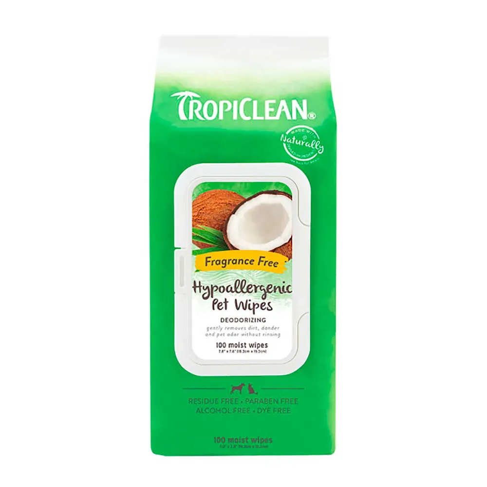 Tropiclean Hypo Allergenic Wipes