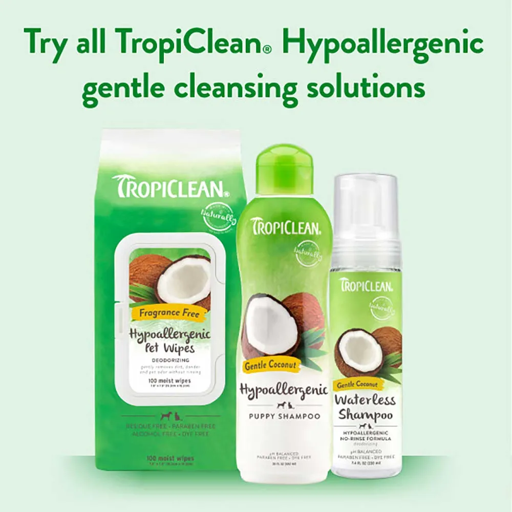 Tropiclean Hypo Allergenic Wipes - 3
