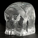 エリック・ホグラン  クリアガラスの動物   (8cm)  1960年代 H1997