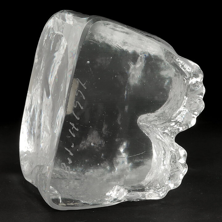 エリック・ホグラン  クリアガラスの動物   (8cm)  1960年代 H1997