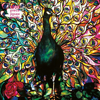 Louis Comfort Tiffany: Displaying Peacock, 1000-piece jigsaws