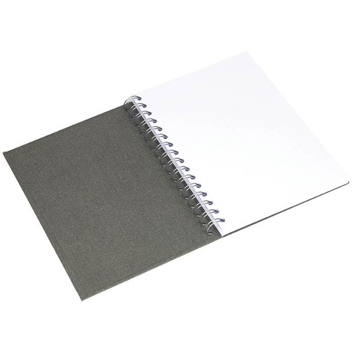 Bok Bigso A5 olinj canvas grå - 3