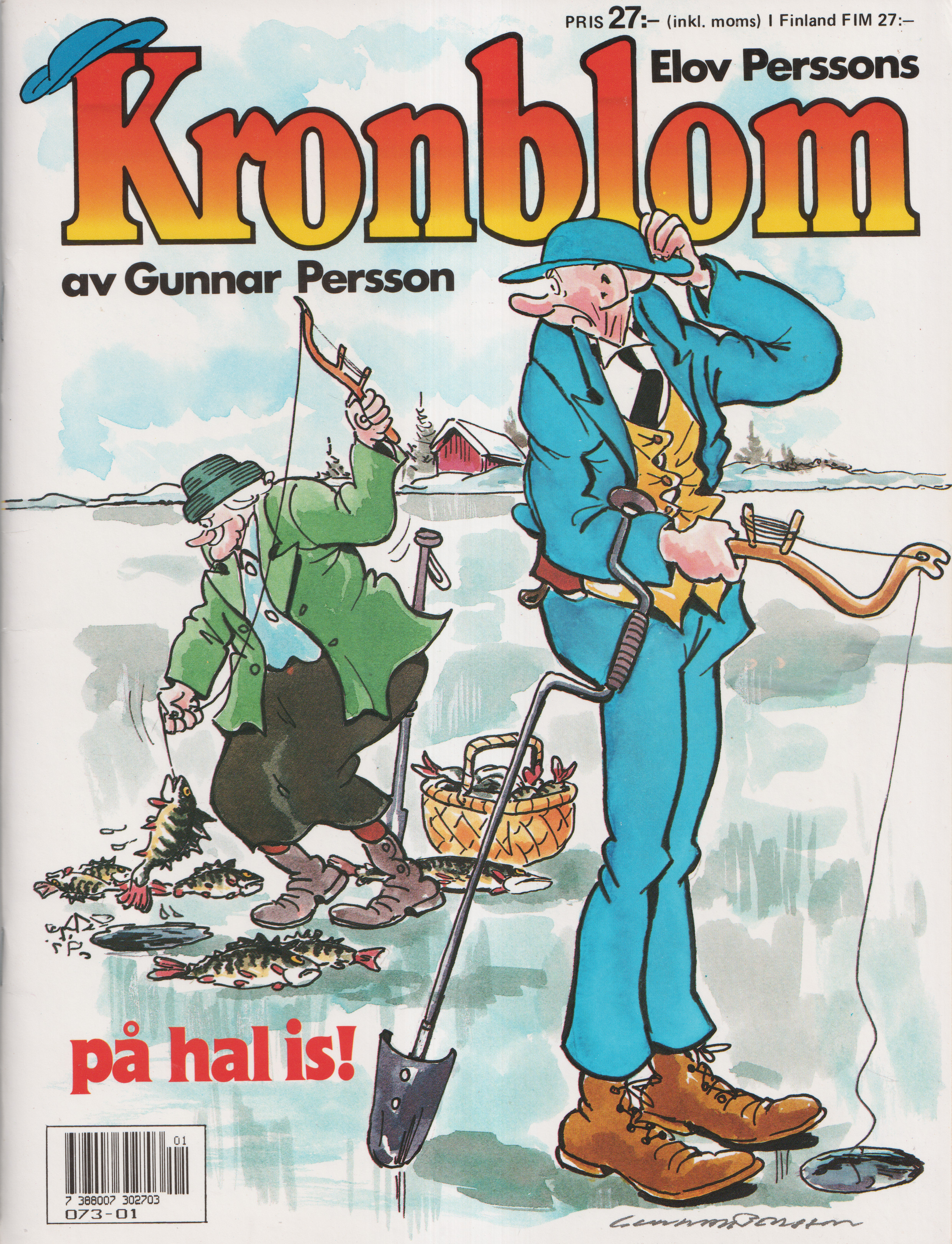 Kronblom Julalbum 1989 Begagnad