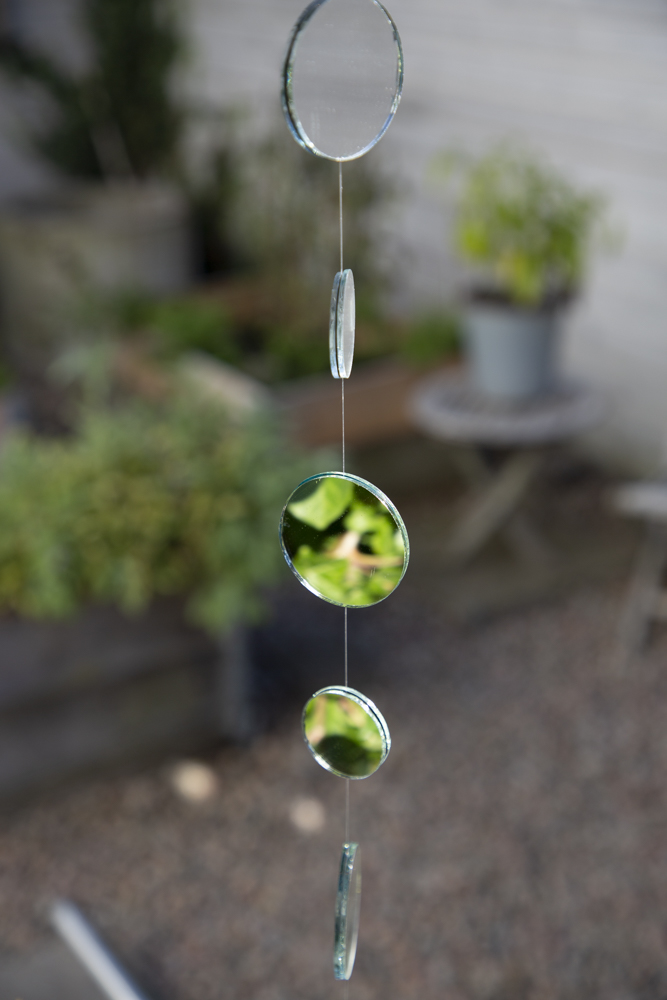 Glasmobil rund, 100 cm lång