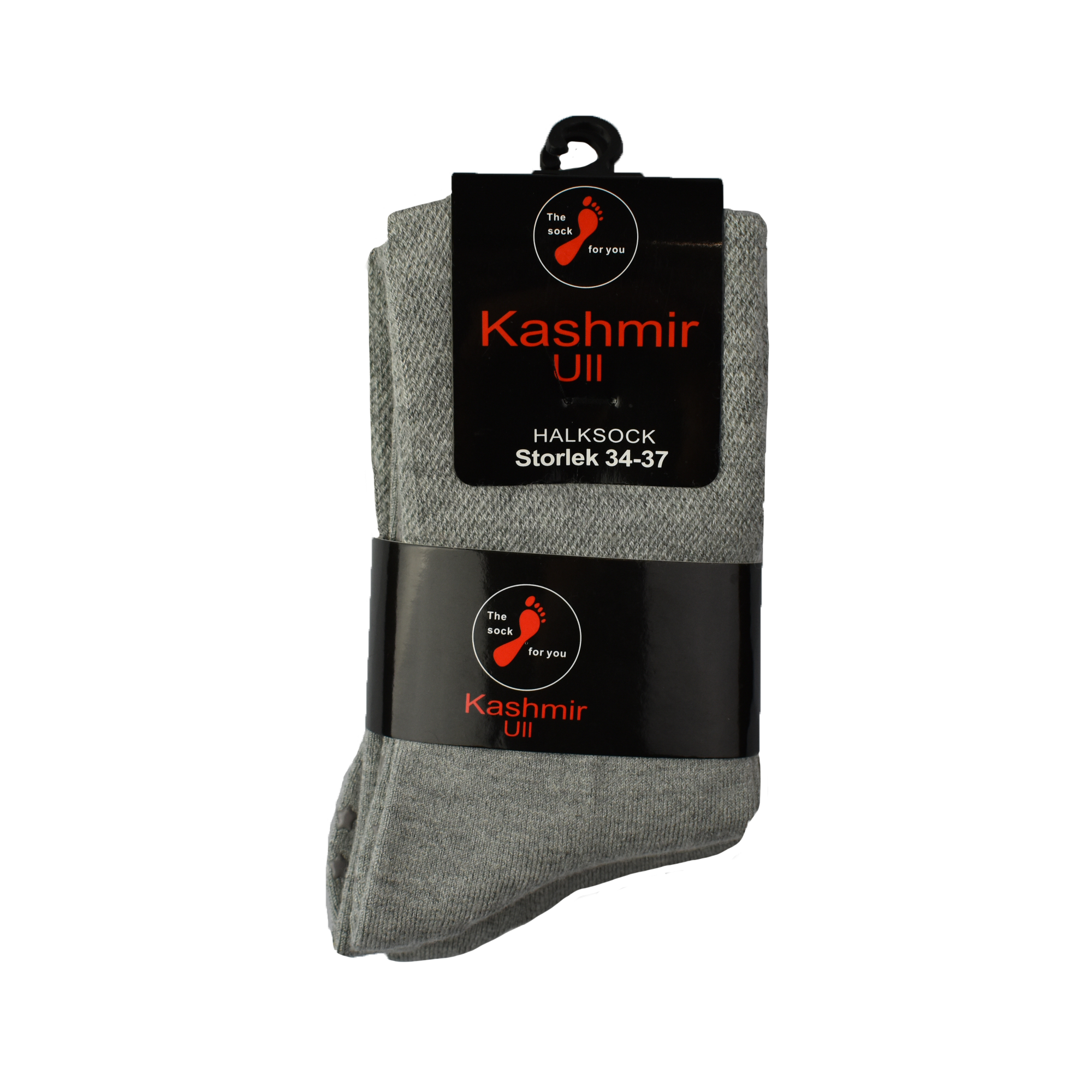 Halkstrumpa med lös resår utan tåsöm - Kashmirull 3 pack - 7