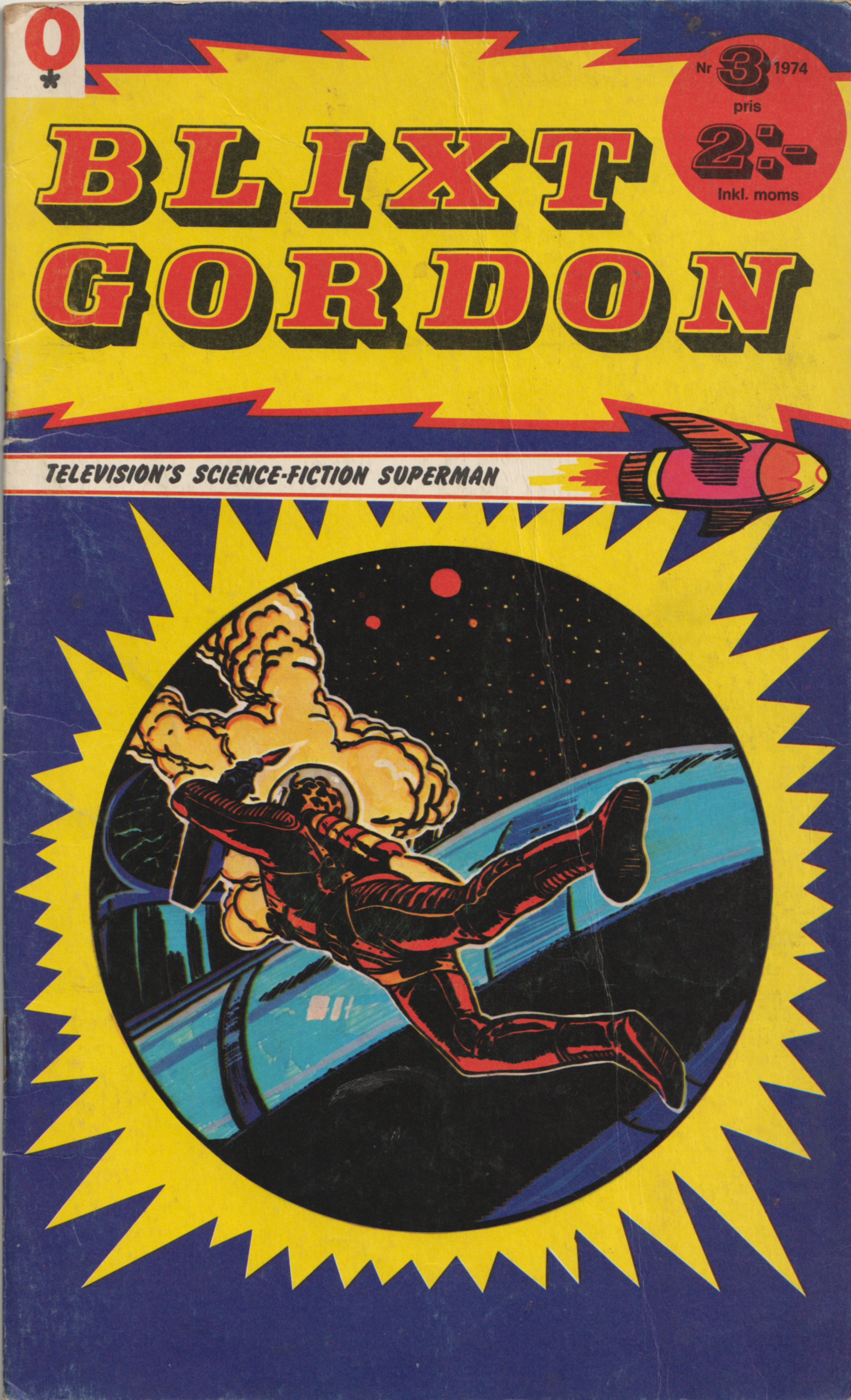 Blixt Gordon 1974 nr 3, begagnad