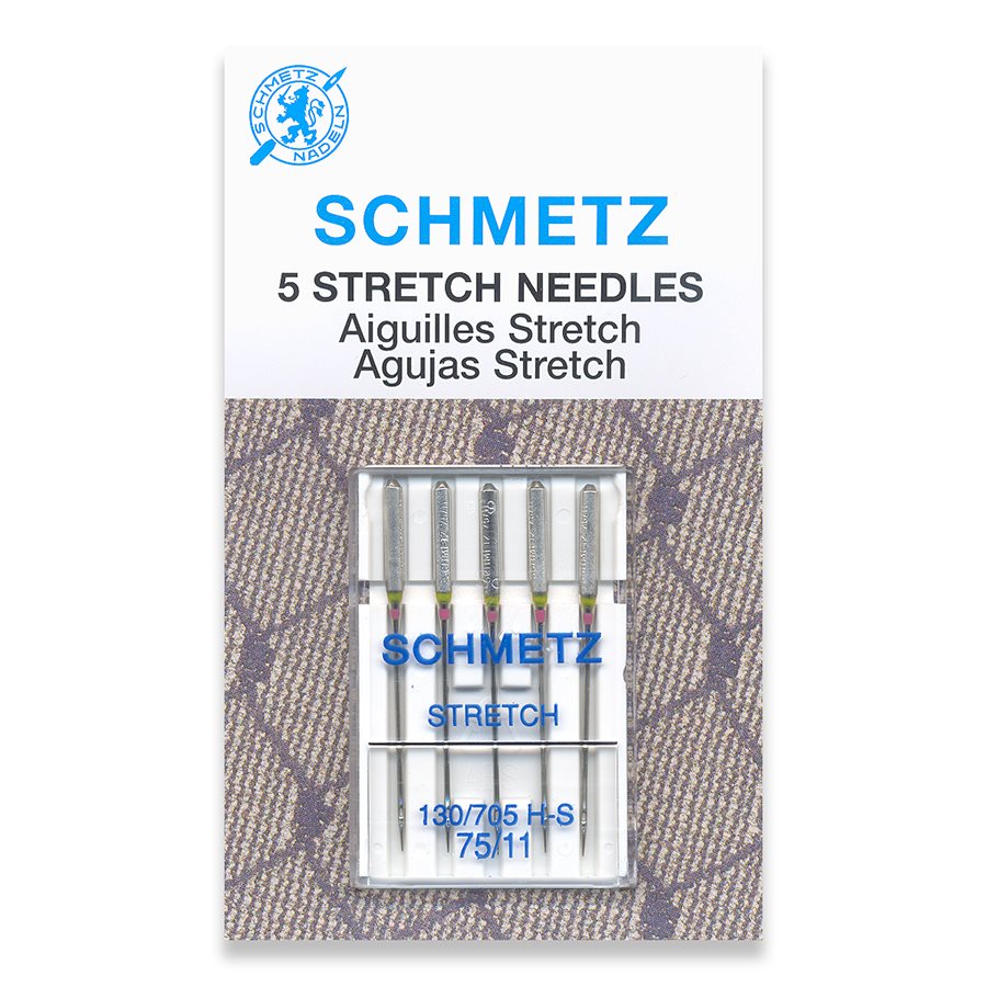 130/705 H-S Sewing Machine Needles Size 75/11 SCHMETZ Stretch Bulk
